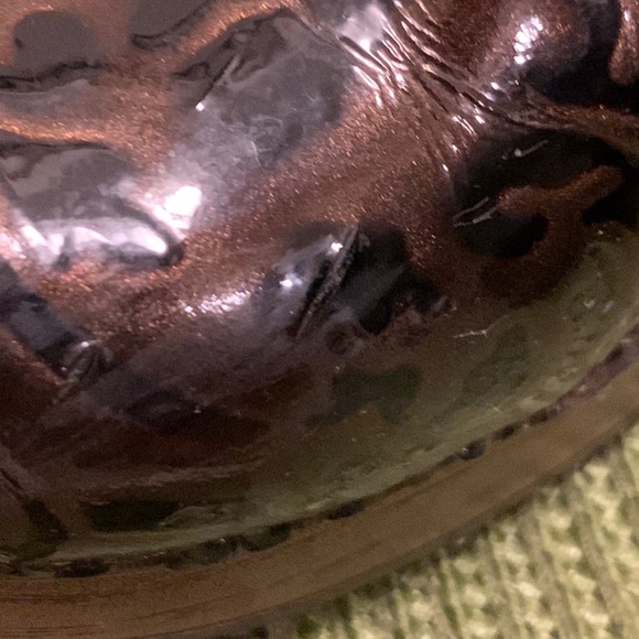 Women’s Dansko Clogs-Leather-Shine- Pattern-Size 38- Good Condition w/some Flaws - Picture 10 of 15